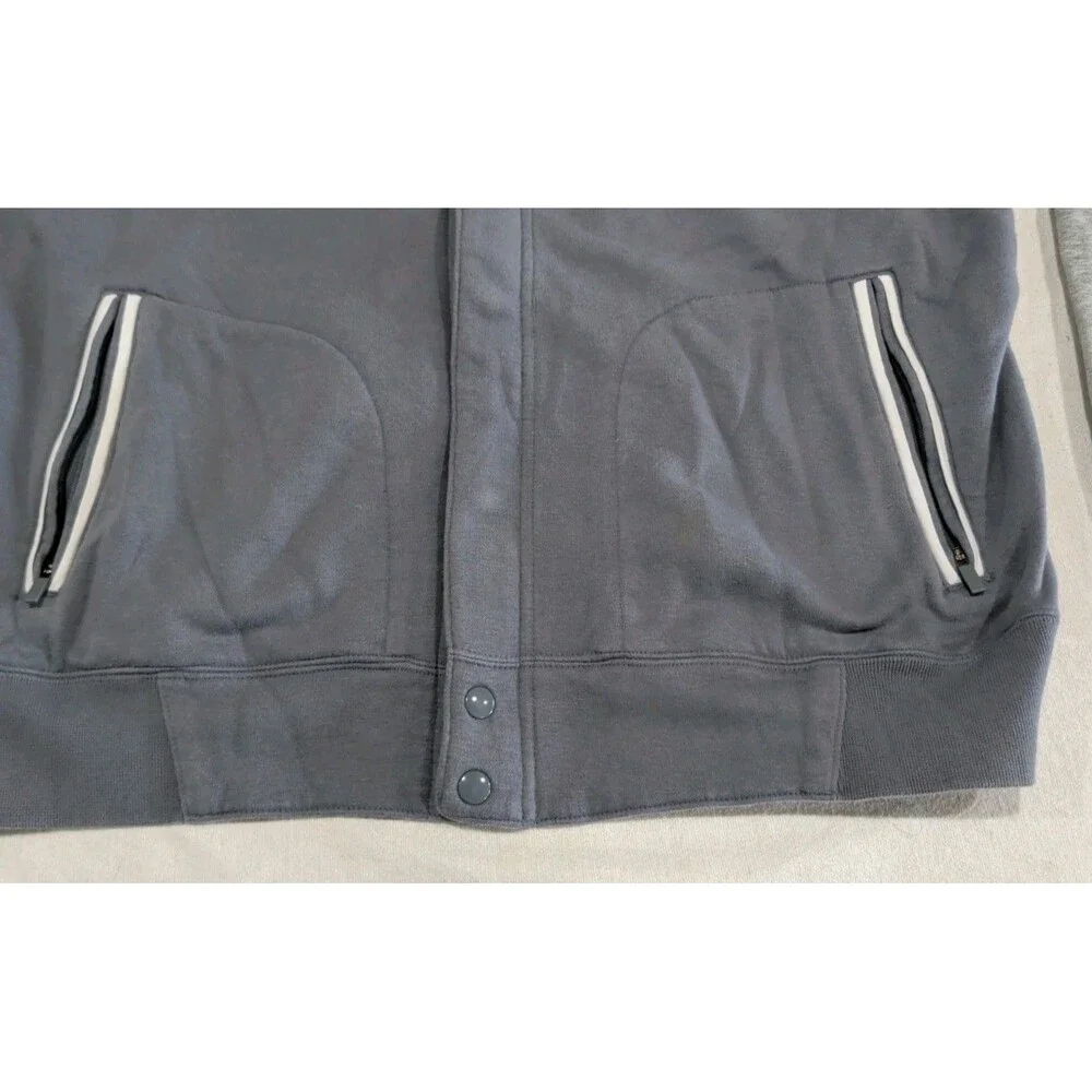 Jordan Jump Man Full Zip Hoodie Long Sleeve Pockets Logo Heavy Gray Adult XL